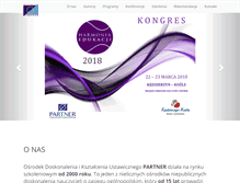 Tablet Screenshot of partner.edu.pl